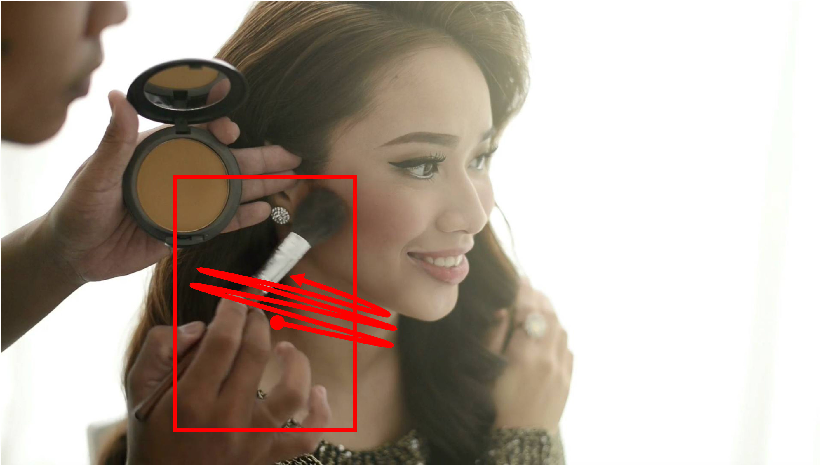 Fountain before motion