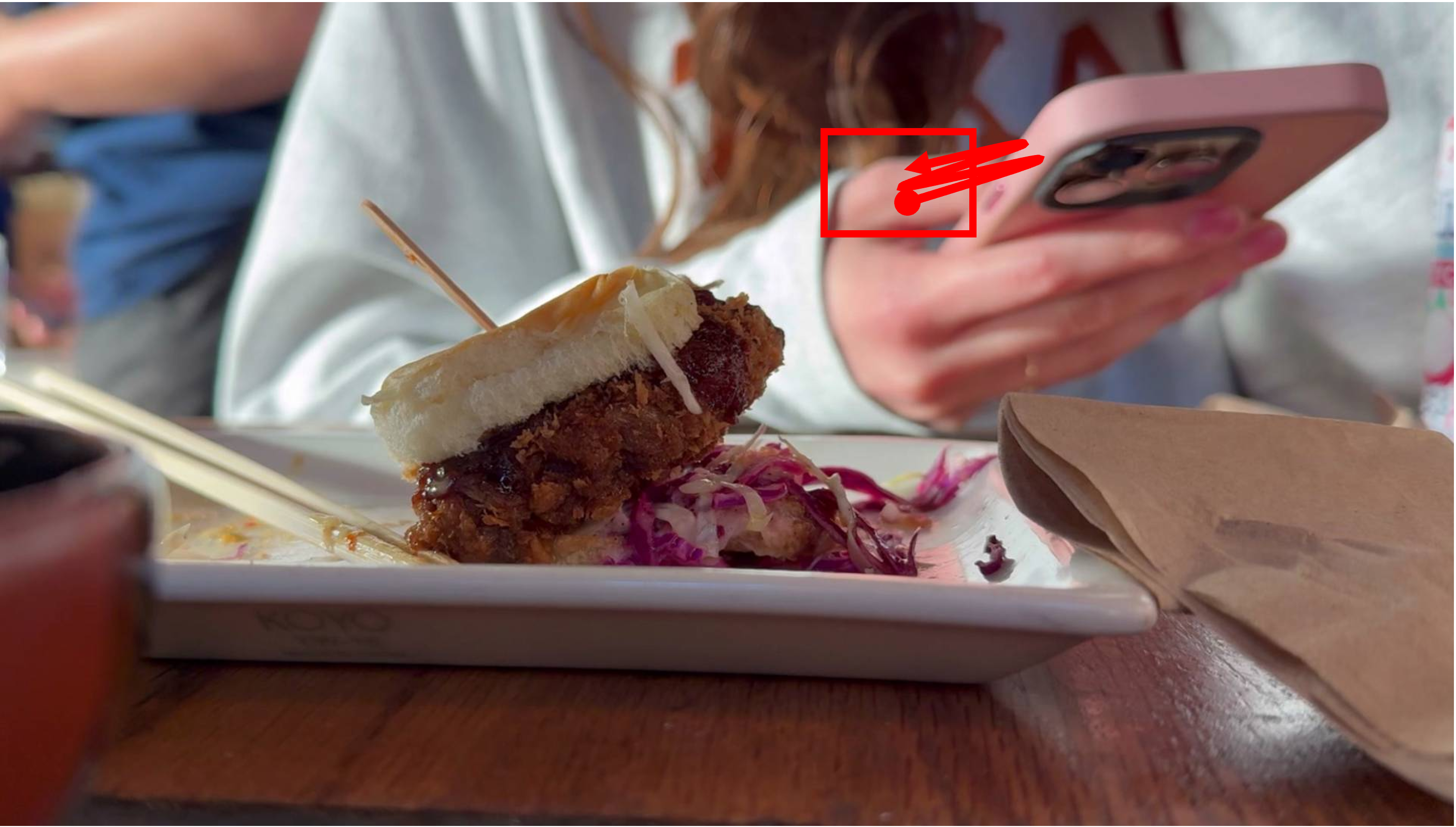 Fountain before motion