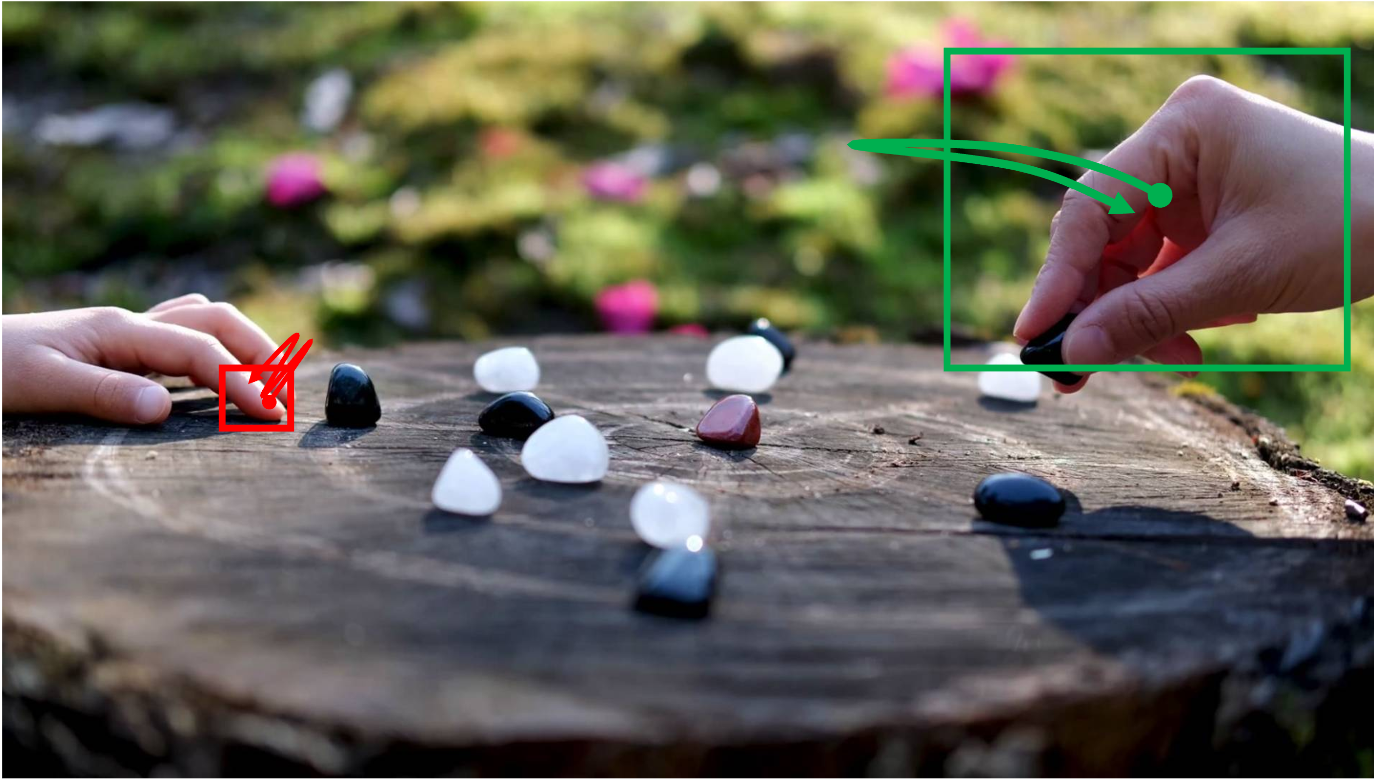 A close-up scene of 2 boys