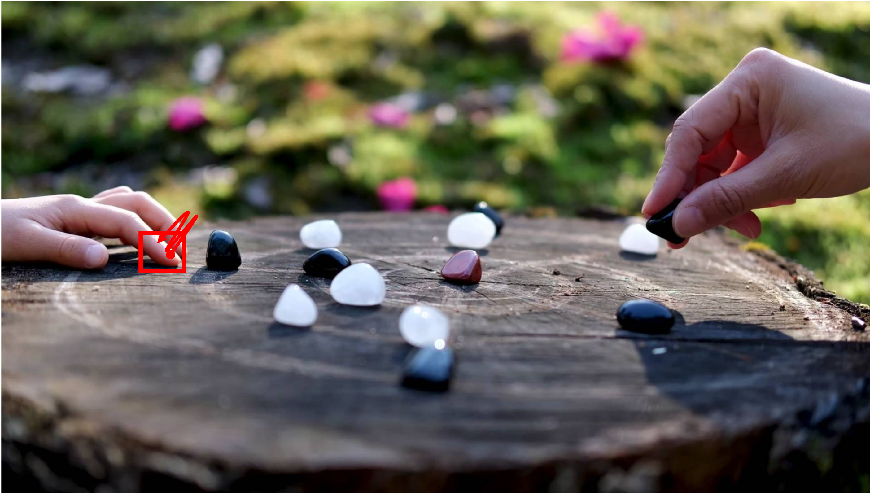 A close-up shot of two boys